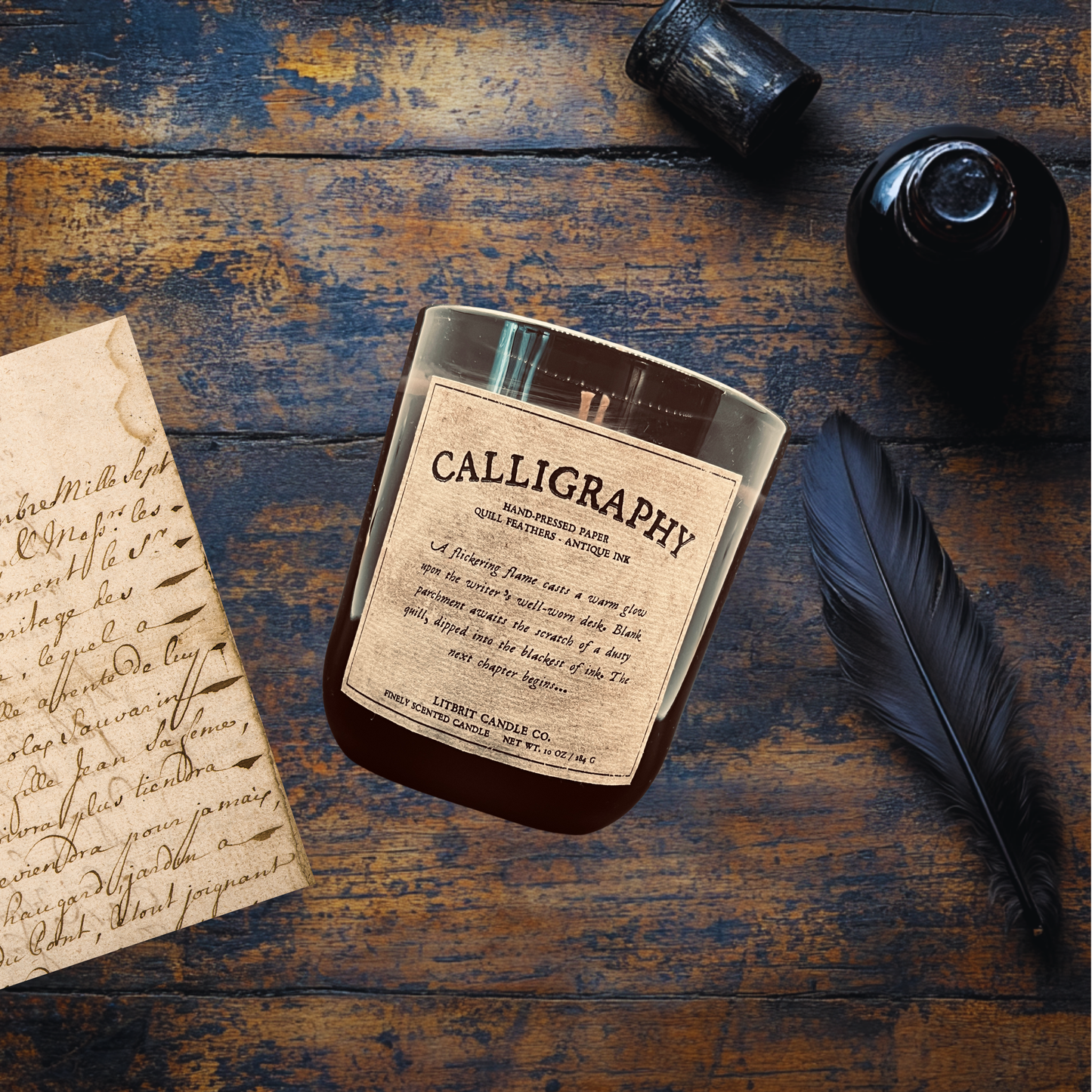 Calligraphy Candle