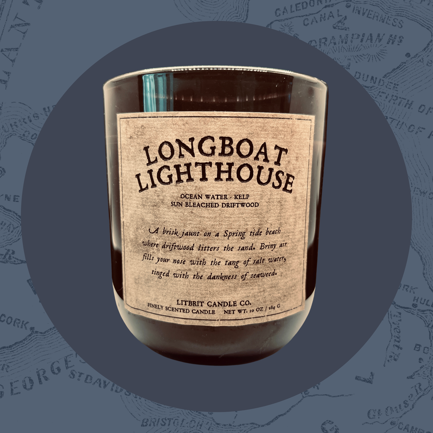 Longboat Lighthouse Candle