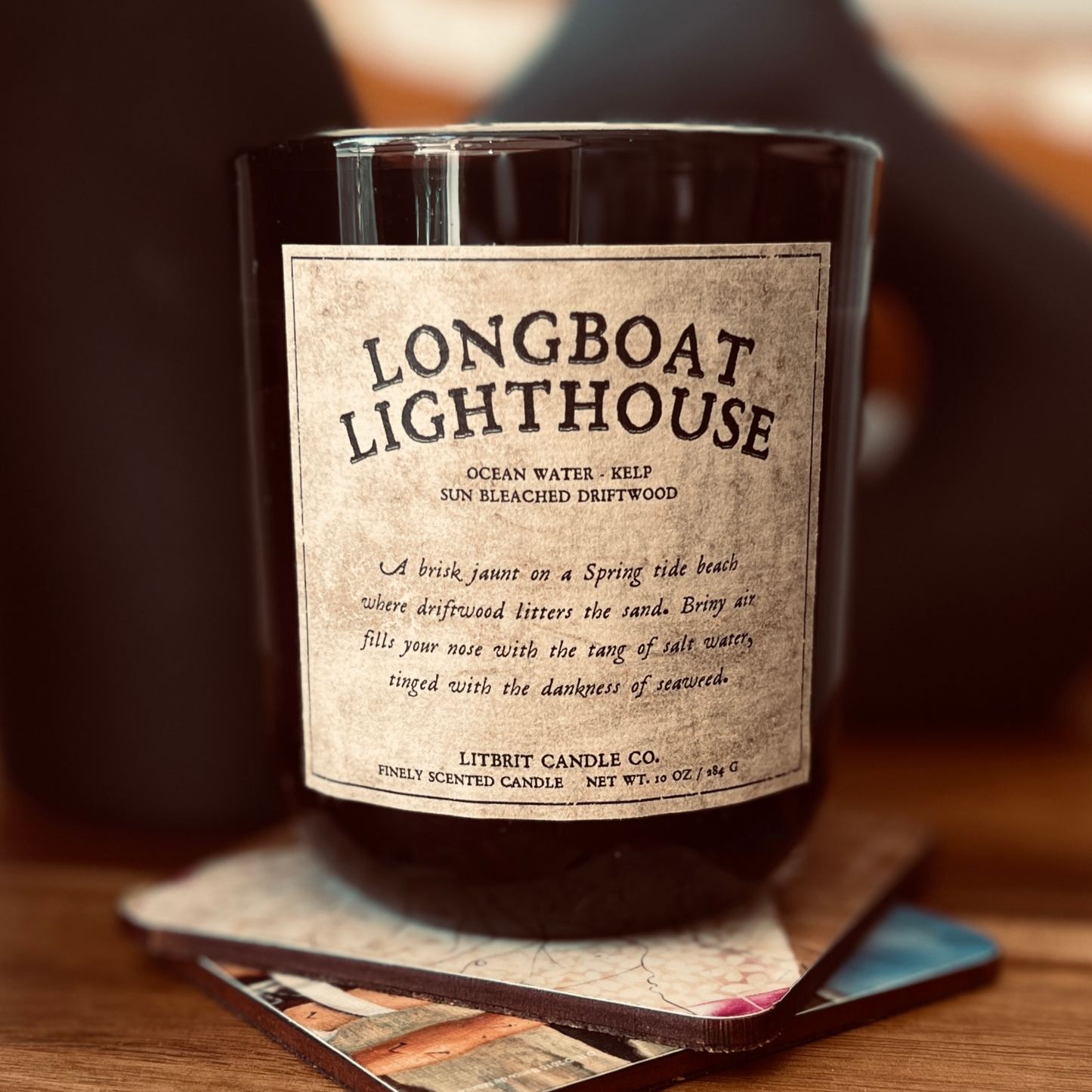 Longboat Lighthouse Candle