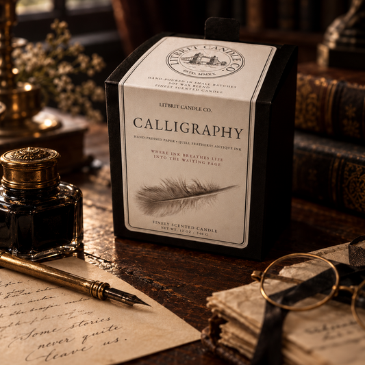 Calligraphy Candle