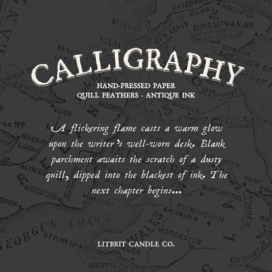 Calligraphy Candle