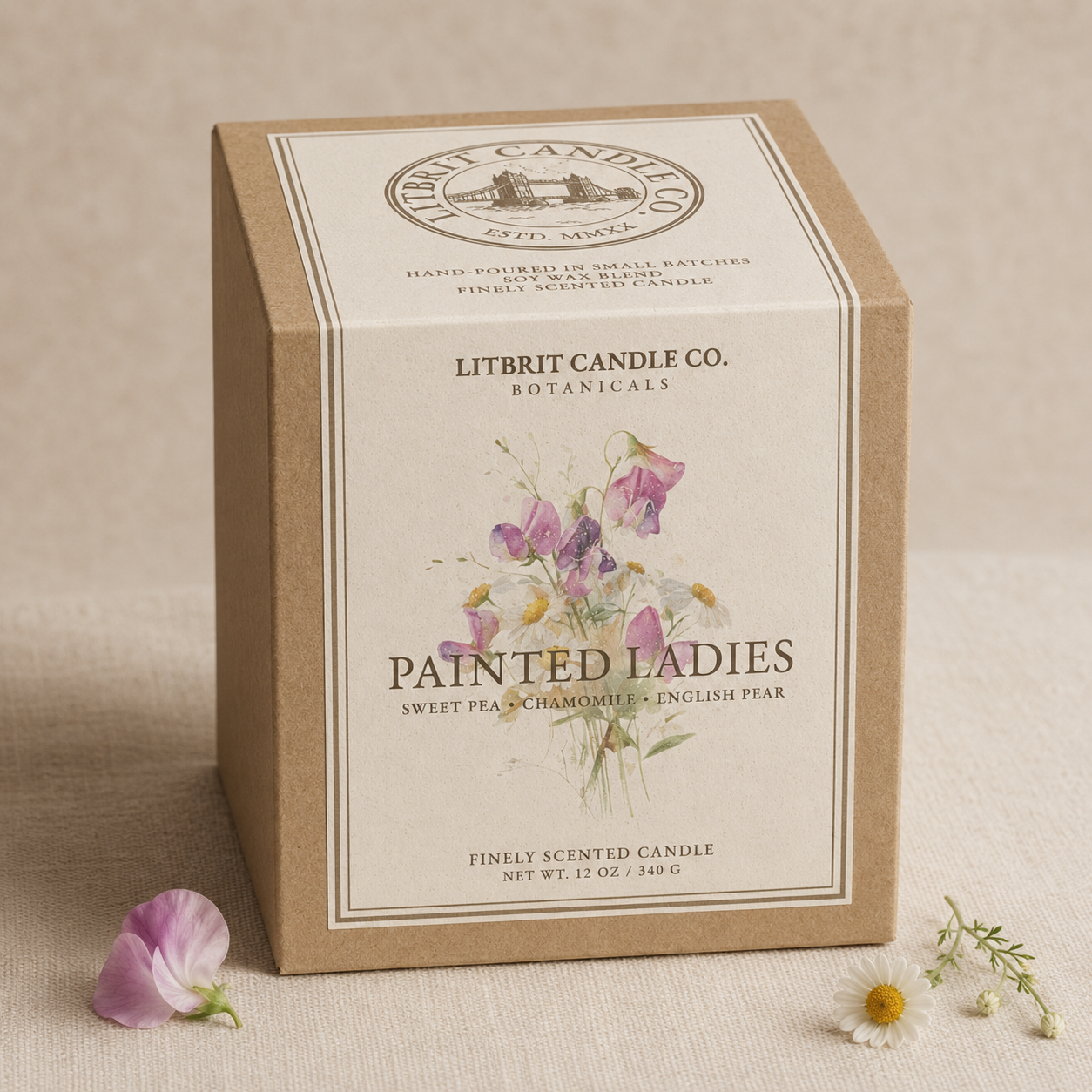 Painted Ladies Candle