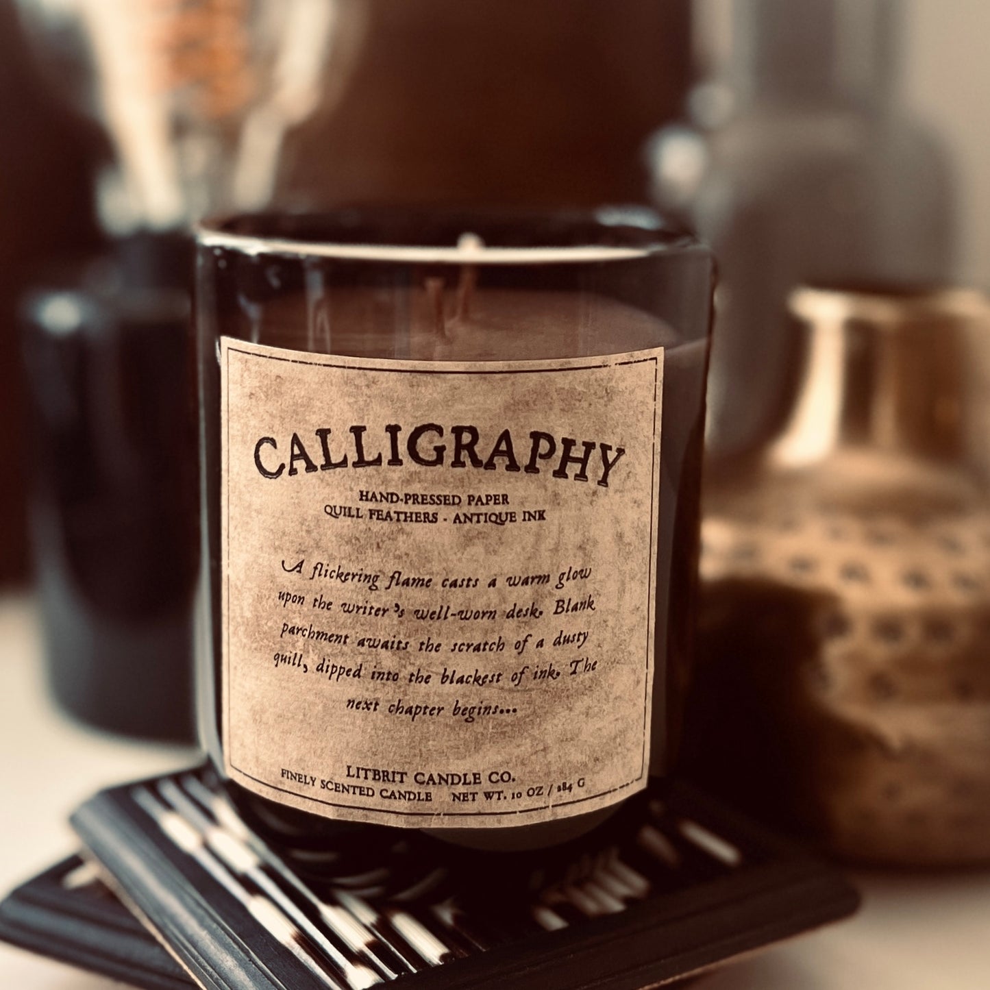 Calligraphy Candle