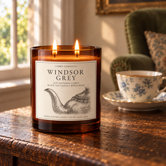 Windsor Grey Candle