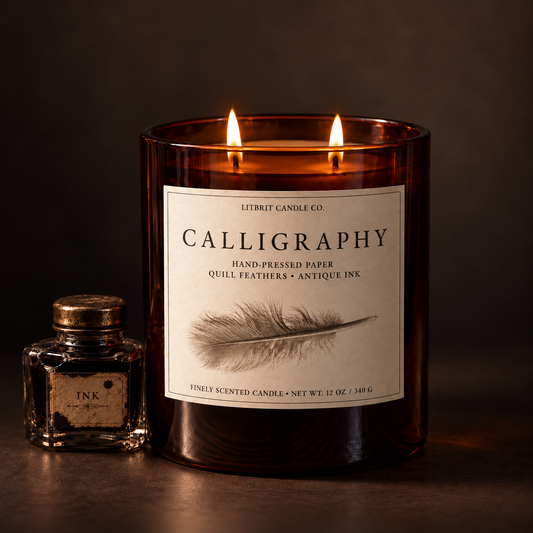 Calligraphy Candle
