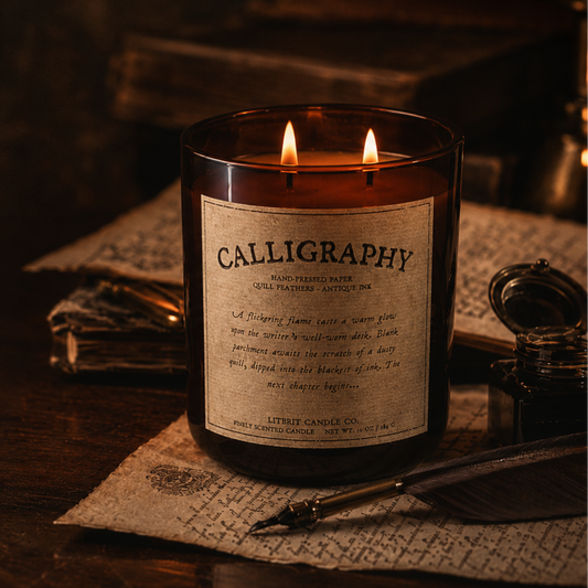 Calligraphy Candle