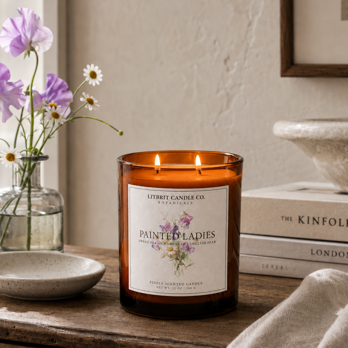 Painted Ladies Candle